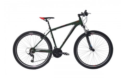 HORSKÝ BICYKEL CAPRIOLO LC 9.1 MTB 29"/21AL, ZELENO-ČERVENÝ, VEĽ. 19",2024