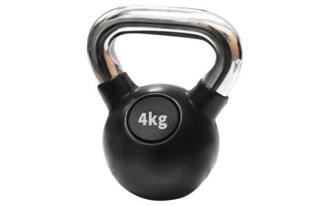 CAPRIOLO Pogumovaná činka Ketlebel Profi 4 kg