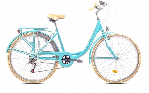 MESTSKÝ BICYKEL CAPRIOLO DIANA 28&quot;/18&quot; TYRKYSOVÝ, 2024