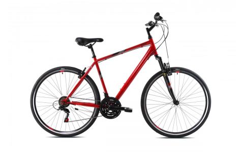 TREKINGOVÝ BICYKEL CAPRIOLO SUNRISE MAN TREK 28"/22"  BORDO-ČERVENÝ, 2022