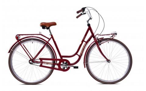 MESTSKÝ BICYKEL CAPRIOLO BIANKA 28&quot;X20&quot; BORDO, 2024