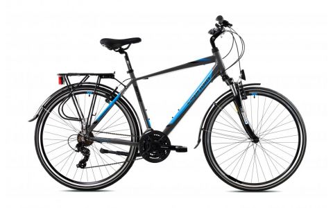 TREKINGOVÝ BICYKEL CAPRIOLO TOURING ROADSTER -28 MAN grey