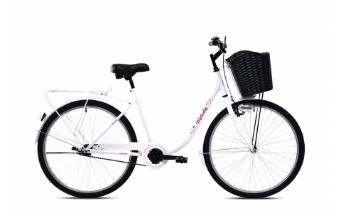 MESTSKÝ BICYKEL CAPRIOLO CTB Melody "26" HT white