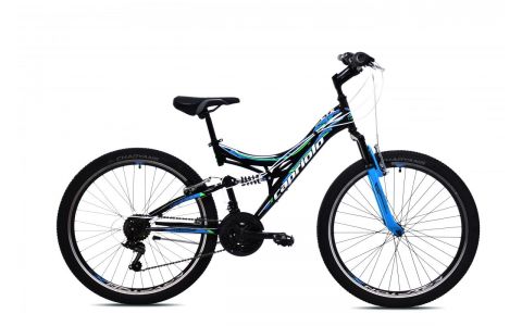 DETSKÝ BICYKEL CAPRIOLO MTB CTX260 26"/18HT black-blue