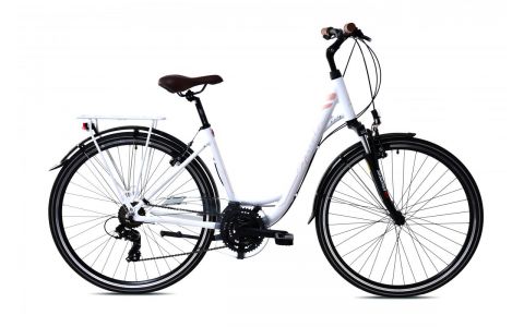 MESTSKÝ BICYKEL CAPRIOLO ELEGANCE LADY  28"X18" WHITE PEACH