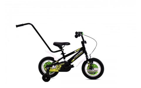 DETSKÝ BICYKEL CAPRIOLO MUSTANG 16"/8" ČIERNO-LIME 2025