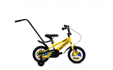 DETSKÝ BICYKEL CAPRIOLO MUSTANG 12" ŽLTO-MODRÉ 2025