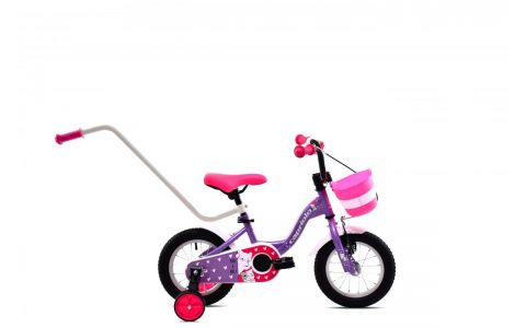 DETSKÝ BICYKEL CAPRIOLO VIOLA 12"/6.5" FIALOVO-RUŽOVÝ 2025