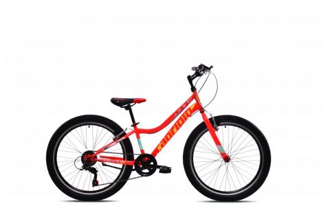 DETSKÝ BICYKEL CAPRIOLO DIAVOLO 400 24"/12" RUŽOVO-ŽLTÝ 2025