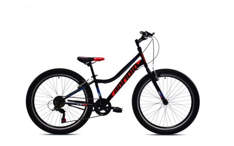 DETSKÝ BICYKEL CAPRIOLO DIAVOLO 400 24"/12" ČIERNO-ČERVENÝ 2025 DETSKÝ BICYKEL CAPRIOLO DIAVOLO 400 24"/12" ČIERNO-ČERVENÝ 2025