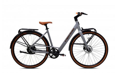 ELEKTRICKÝ BICYKEL BELT DRIVE GREY-BEIGE ELEKTRICKÝ BICYKEL BELT DRIVE GREY-BEIGE