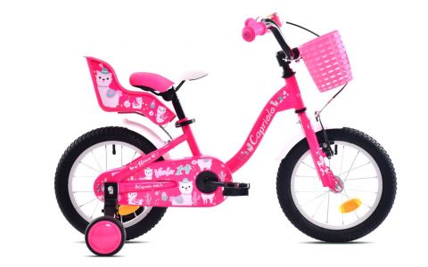 DETSKÝ BICYKEL CAPRIOLO BMX 14"HT VIOLA pink white DETSKÝ BICYKEL CAPRIOLO BMX 14"HT VIOLA pink white