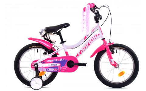 DETSKÝ BICYKEL KIDO 16" WHITE PINK