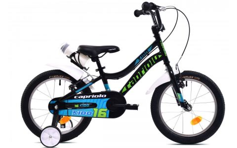 DETSKÝ BICYKEL CAPRIOLO KIDO 16" BLACK GREEN