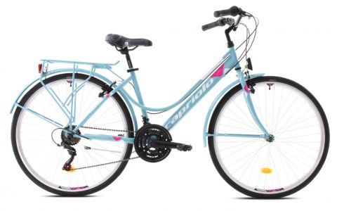 MESTSKÝ BICYKEL CAPRIOLO SUNRISE LADY 2020 28&quot;X17&quot; SVETLO-MODRÁ, 2022
