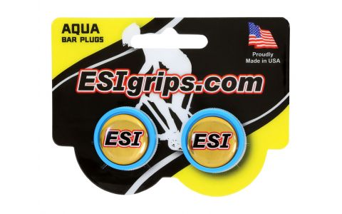 Koncovky do riadidiel ESI - aqua
