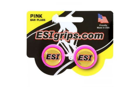 Koncovky do riadidiel ESI - pink