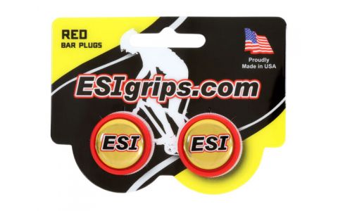 Koncovky do riadidiel ESI - red