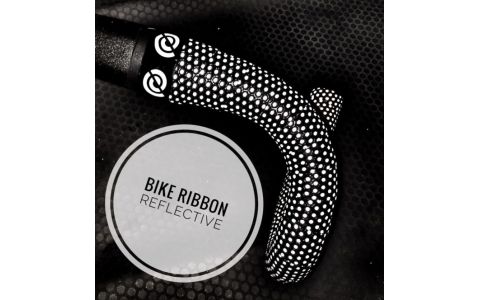 Omotávka BIKERIBBON Reflective - čierna