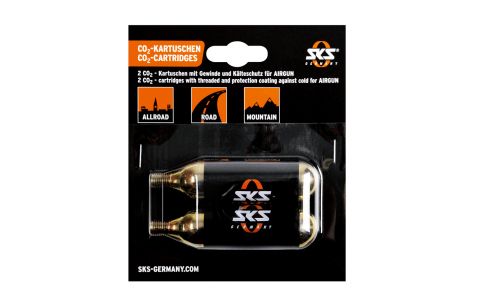 CO2 bombičky SKS 16g so závitom pre Airbuster, 2 ks