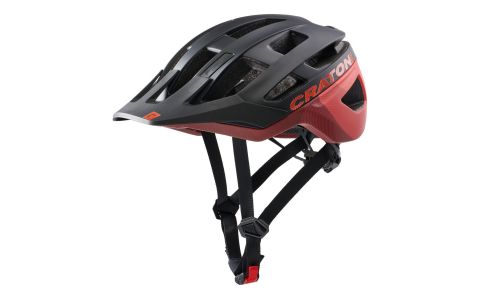 Prilba CRATONI AllRace Black/Red Matt - S/M (52-57cm)