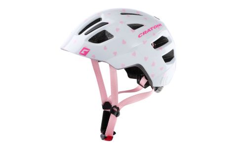 Detská prilba CRATONI Maxster Heart Rose Glossy - S/M (51-56cm)