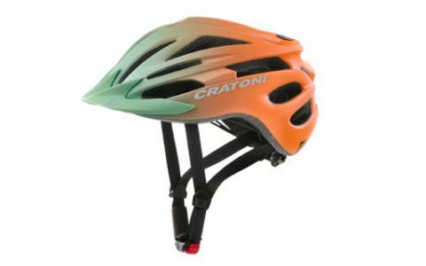 Detská prilba CRATONI Pacer Khaki/Orange Matt - XS/S (50-55cm)