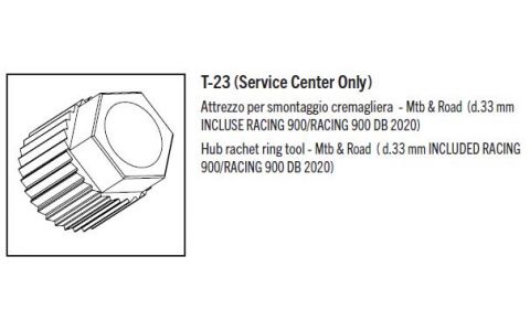 Nářadí T-23 pro MTB náboje FULCRUM