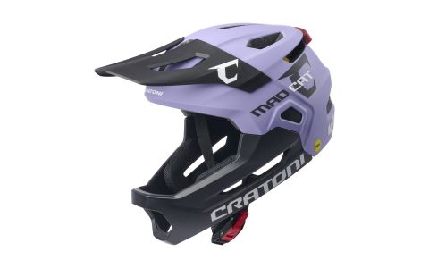Detská Prilba CRATONI MadCat MIPS Purple/Black Matt - S/M (49-56cm)