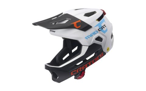 Detská Prilba CRATONI MadCat MIPS White/Black Matt - S/M (49-56cm)