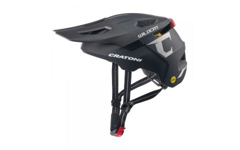 Detská prilba CRATONI WildCat MIPS Black Matt - S/M (49-56cm)