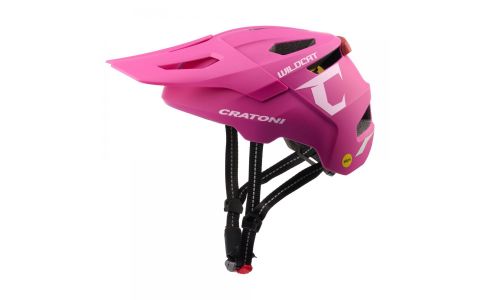 Detská prilba CRATONI WildCat MIPS Pink Matt - S/M (49-56cm)