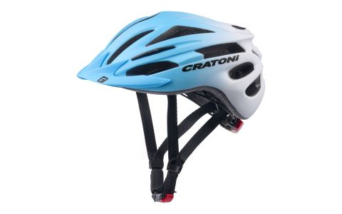 Dětská helma CRATONI Pacer Jr. Blue-White Matt  - XS-S (50-55 cm)