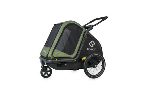 Vozík pre psov HAMAX Pluto M Green