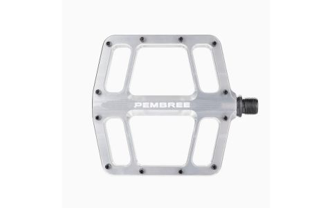 Pedály PEMBREE D3A Flat Pedal Větší/Large - Silver