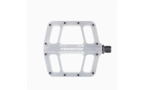 Pedály PEMBREE D3A Flat Pedal Menší/Small - Silver