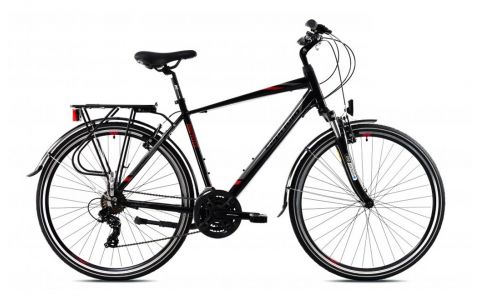 TREKINGOVÝ BICYKEL CAPRIOLO ROADSTER MAN ČERVENO-ČIERNÝ, 2023 TREKINGOVÝ BICYKEL CAPRIOLO ROADSTER MAN ČERVENO-ČIERNÝ, 2023