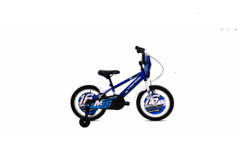 DETSKÝ BICYKEL CAPRIOLO MUSTANG 16"/8" MODRO-BIELY 2025