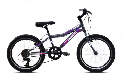 DETSKÝ BICYKEL CAPRIOLO ADRIA STINGER 20/7HT SIVO-FIALOVÝ 2025