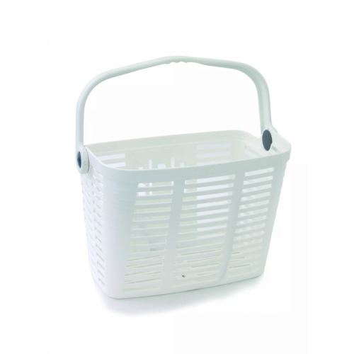 PLASTOVÝ PREDNÝ KOŠÍK na E-BIKE biely