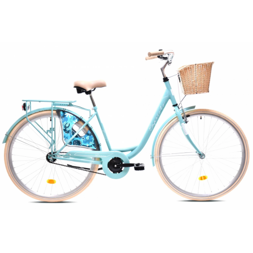 MESTSKÝ BICYKEL CAPRIOLO TOUR-DIANA CITY 28"/1HT Tirkiz