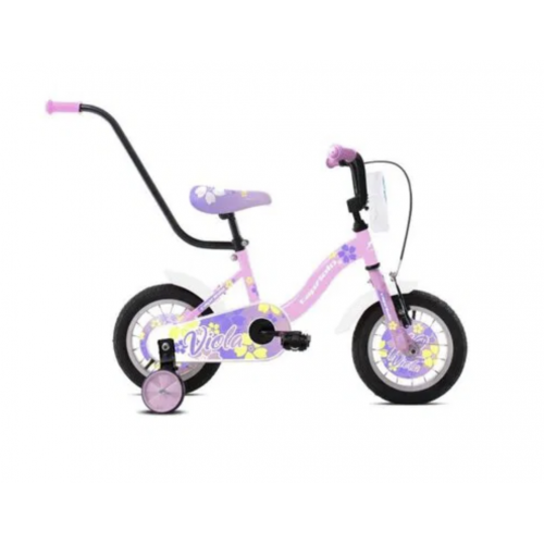 CAPRIOLO VIOLA BMX 12" RUŽOVO - BIELE
