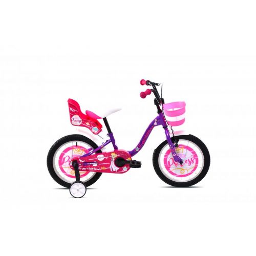 DETSKÝ BICYKEL CAPRIOLO FANTASY BMX HT &quot;16&quot; FIALOVÝ-RUŽOVÝ 2024