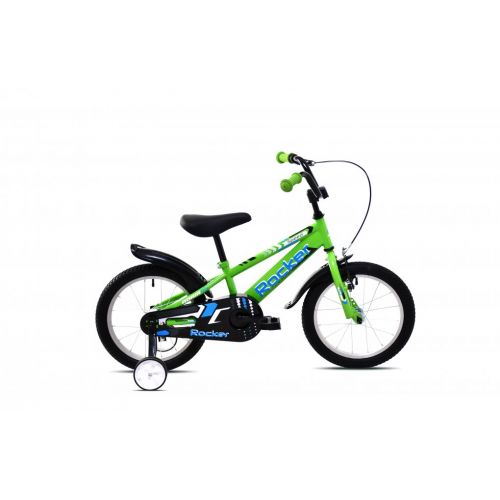 DETSKÝ BICYKEL CAPRIOLO ROCKER BMX HT &quot;16&quot; ZELENO-ČIERNÝ