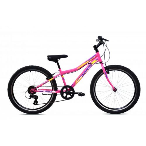 DETSKÝ BICYKEL CAPRIOLO ADRIA STINGER 24/7HT RUŽOVO-FIALOVÝ