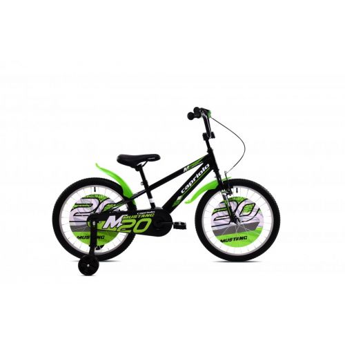 DETSKÝ BICYKEL CAPRIOLO BMX 20"HT MUSTANG black--lime