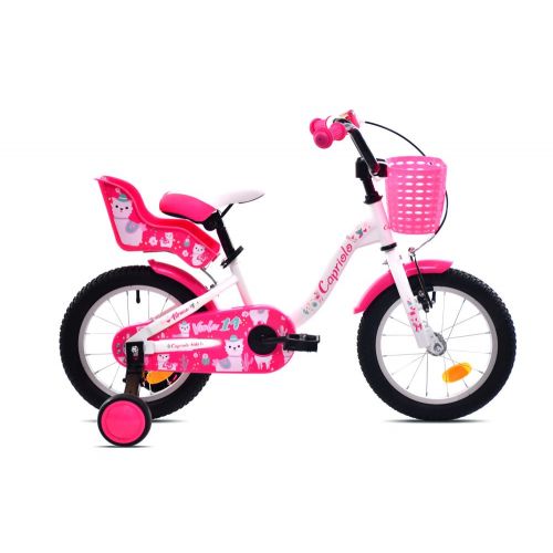 DETSKÝ BICYKEL CAPRIOLO BMX 14"HT VIOLA white pink