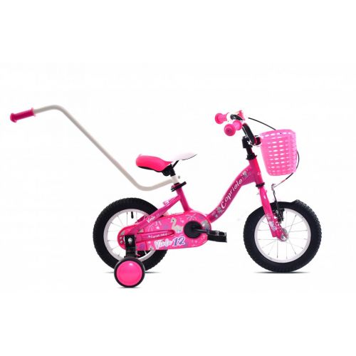 DETSKÝ BICYKEL CAPRIOLO BMX 12"HT VIOLA pink white