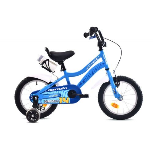 DETSKÝ BICYKEL CAPRIOLO DIAVOLO KID 14"HT blue yellow
