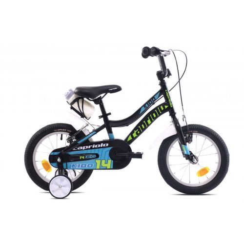DETSKÝ BICYKEL CAPRIOLO KIDO 14" BLACK GREEN